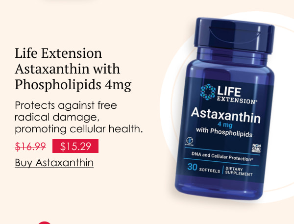 Life Extension Astaxanthin with Phospholipids 4mg
