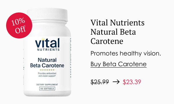 Vital Nutrients Natural Beta Carotene