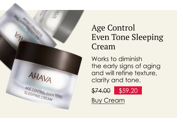AHAVA Age Control Even Tone Sleeping Cream