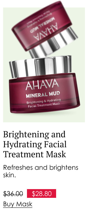 AHAVA Brightening and Hydrating Facial Treatment Mask
