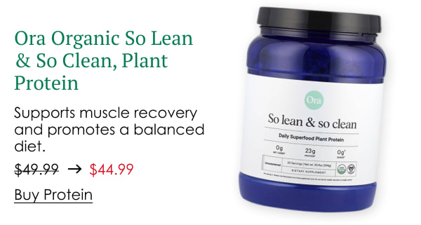 Ora Organic So Lean & So Clean, Plant Protein, Unsweetened