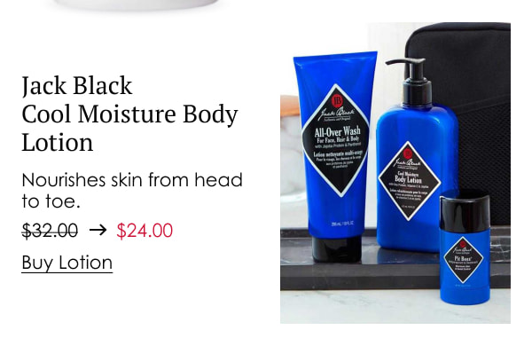 Jack Black Cool Moisture Body Lotion