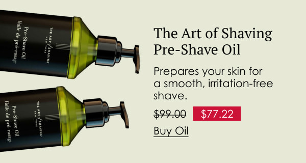 The Art of Shaving Pre-Shave Oil - Large Pump