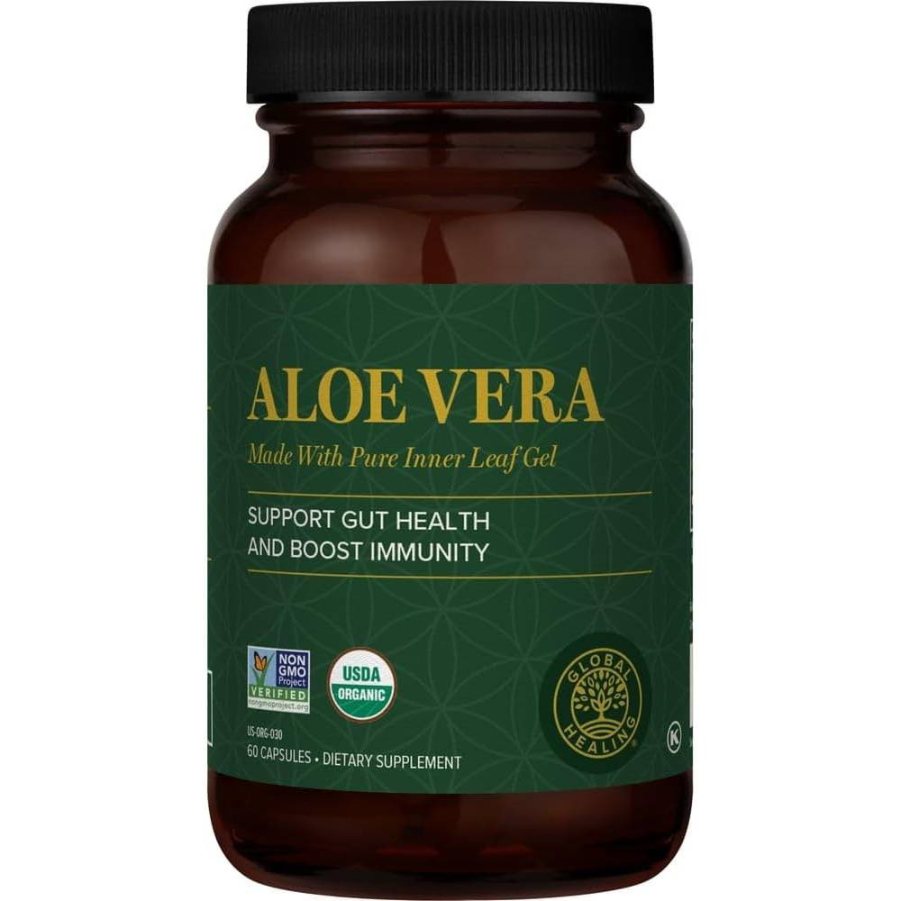 Image of Global Healing Center Aloe Vera - 60 Capsules