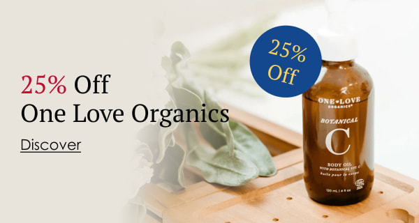 25% Off One Love Organics