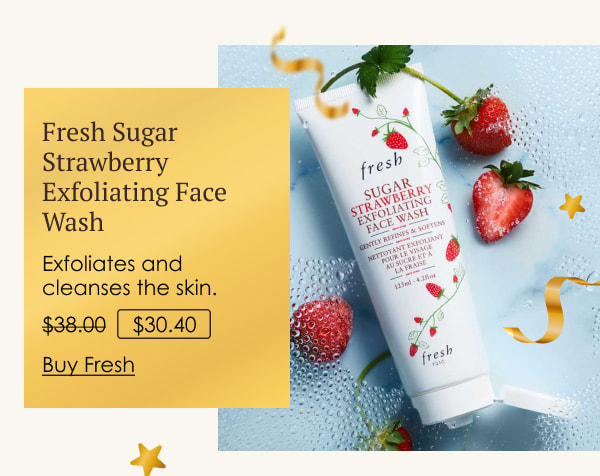 Fresh Sugar Strawberry Exfoliating Face Wash