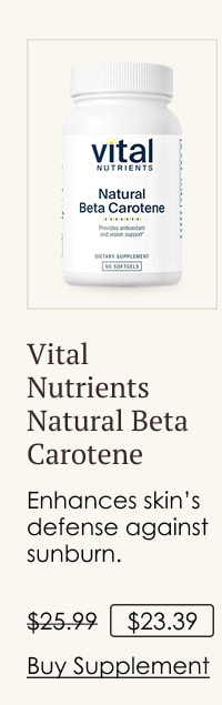 Vital Nutrients Natural Beta Carotene