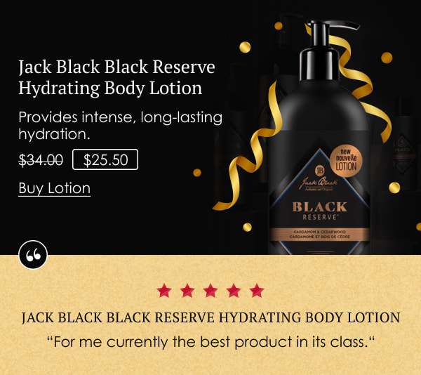 Jack Black Black Reserve Hydrating Body Lotion
