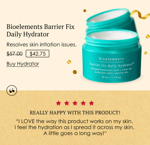 Bioelements Barrier Fix Daily Hydrator