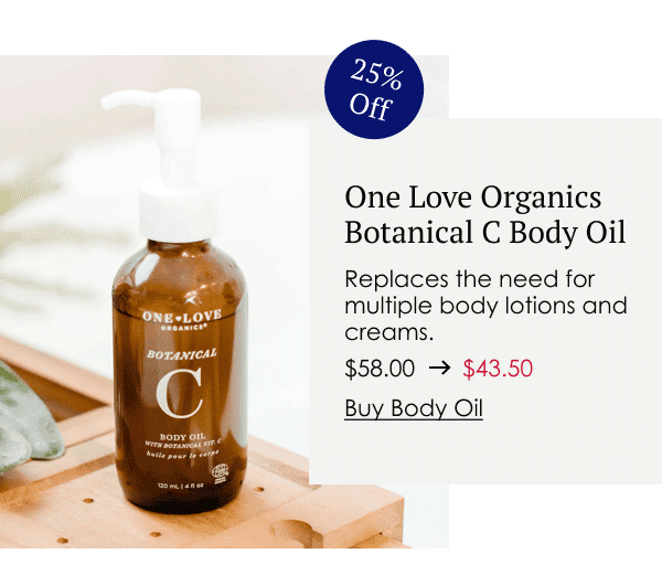 One Love Organics Botanical C Body Oil