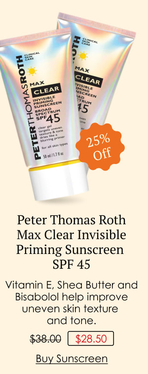 Peter Thomas Roth Max Clear Invisible Priming Sunscreen SPF 45