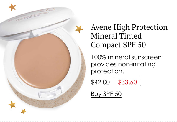 Avene High Protection Mineral Tinted Compact SPF 50