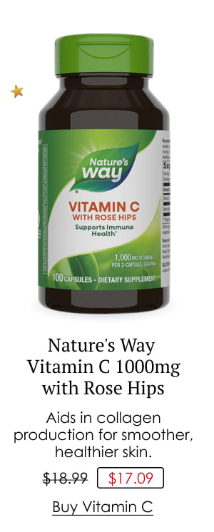 Nature's Way Vitamin C 1000mg with Rose Hips
