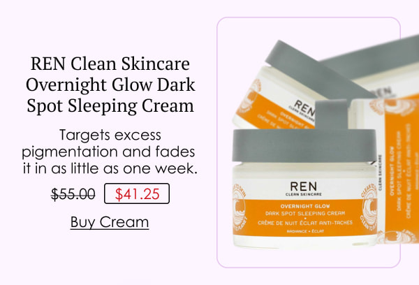 REN Clean Skincare Overnight Glow Dark Spot Sleeping Cream