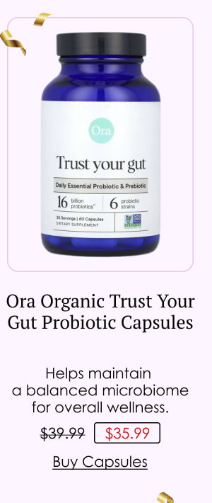 Ora Organic Trust Your Gut Probiotic Capsules
