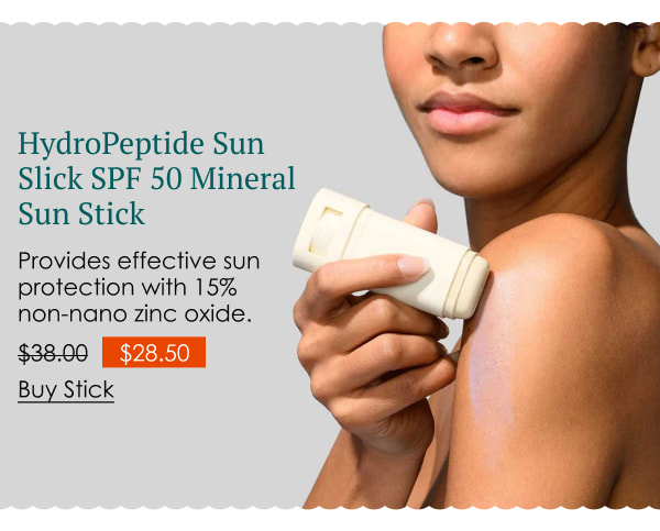 HydroPeptide Sun Slick SPF 50 Mineral Sun Stick