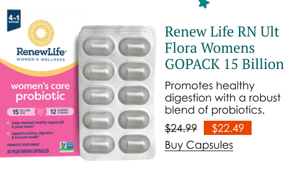  Renew Life RN Ult Flora Womens GOPACK 15 Billion