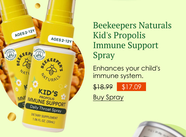 Beekeepers Naturals Kid's Propolis Immune Support Spray
