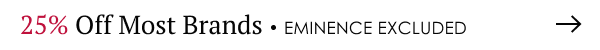 25% Off Most Brands