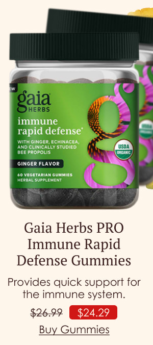 Gaia Herbs PRO Immune Rapid Defense Gummies