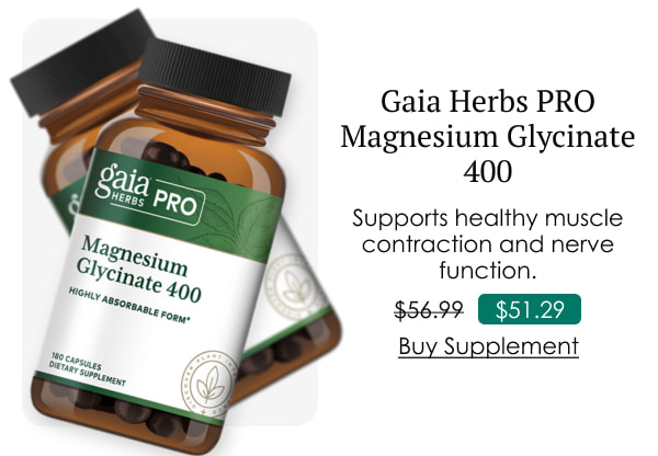 Gaia Herbs PRO Magnesium Glycinate 400