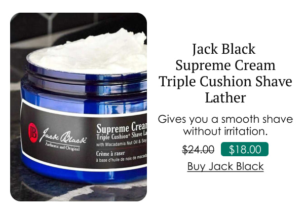 Jack Black Supreme Cream Triple Cushion Shave Lather