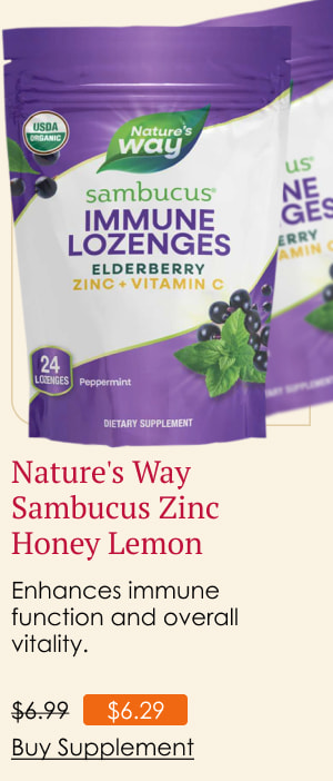Nature's Way Sambucus Zinc Honey Lemon