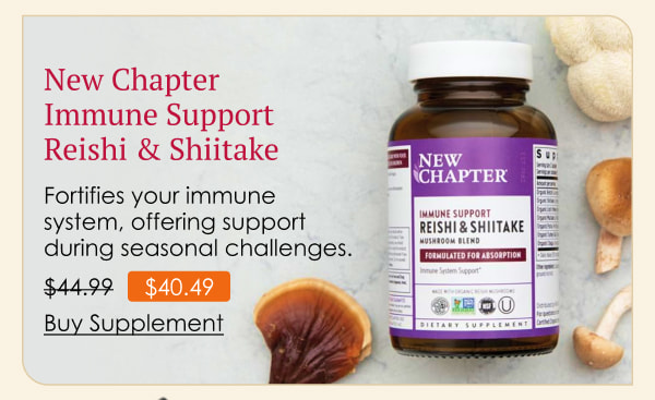 New Chapter Immune Support Reishi & Shiitake