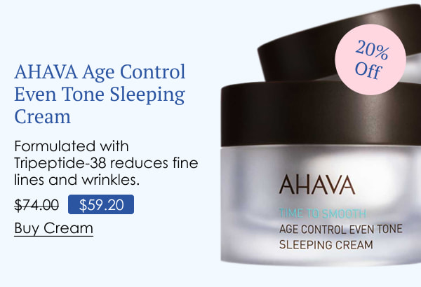 AHAVA Age Control Even Tone Sleeping Cream