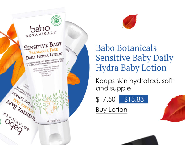 Babo Botanicals Sensitive Baby Daily Hydra Baby Lotion