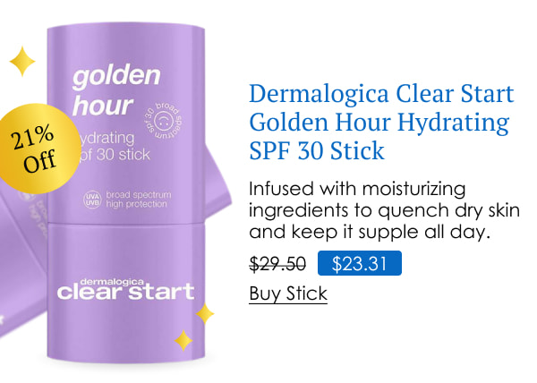 Dermalogica Clear Start Golden Hour Hydrating SPF 30 Stick