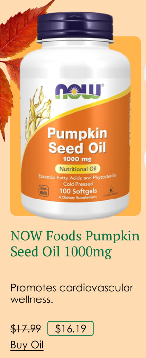 NOW Foods Pumpkin Seed Oil 1000mg