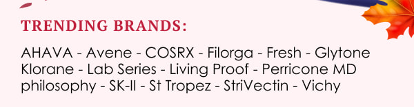 20% Off Trending Brands