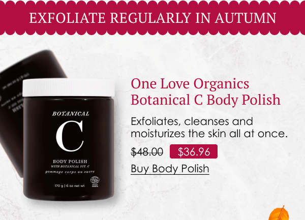 One Love Organics Botanical C Body Polish