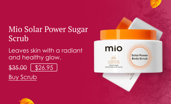 Mio Solar Power Sugar Scrub