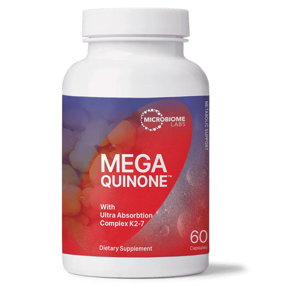 Image of Microbiome Labs MegaQuinone K2-7 - 60 Capsules