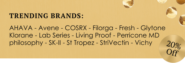 20% Off Trending Brands
