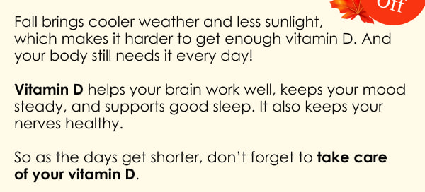 Vitamin D Helps Your Brain Work Well