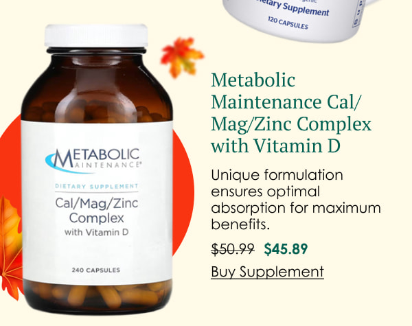 Metabolic Maintenance Cal/Mag/Zinc Complex with Vitamin D