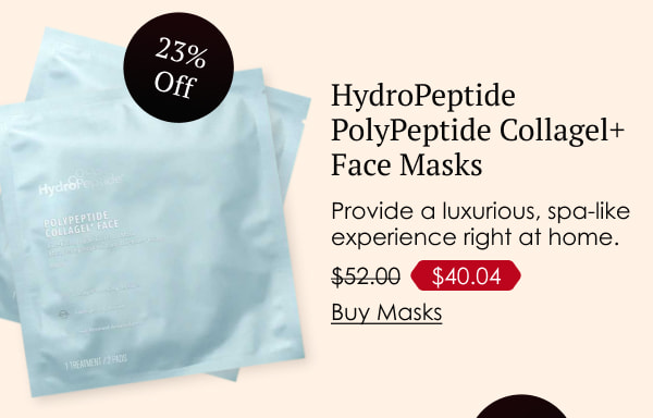 HydroPeptide PolyPeptide Collagel+ Face Masks