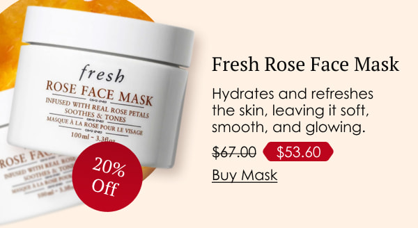 Fresh Rose Face Mask
