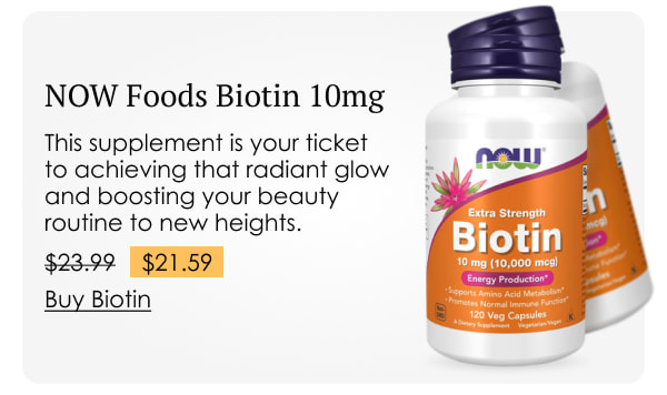 NOW Foods Biotin 10mg