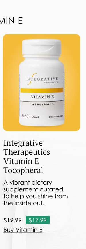 Integrative Therapeutics Vitamin E Tocopheral