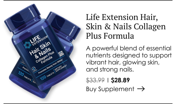Life Extension Hair, Skin & Nails Collagen Plus Formula