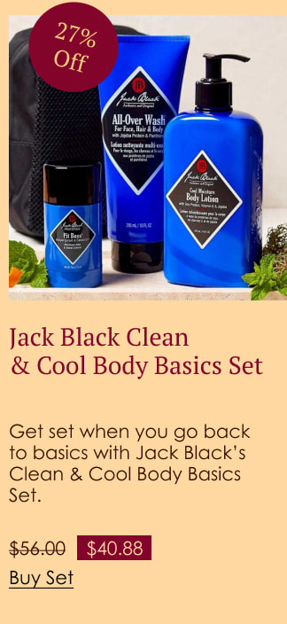 Jack Black Clean & Cool Body Basics Set