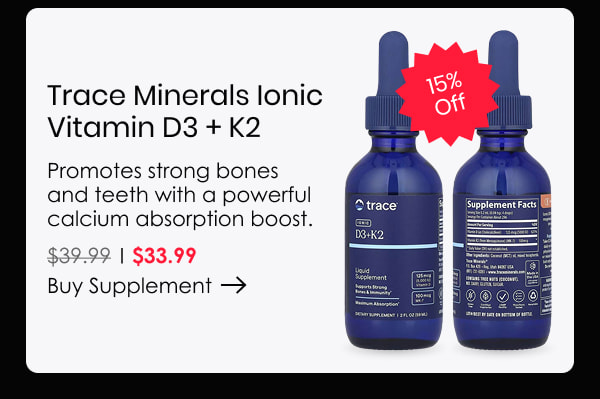 Trace Minerals Ionic Vitamin D3 + K2
