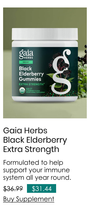 Gaia Herbs Black Elderberry Extra Strength