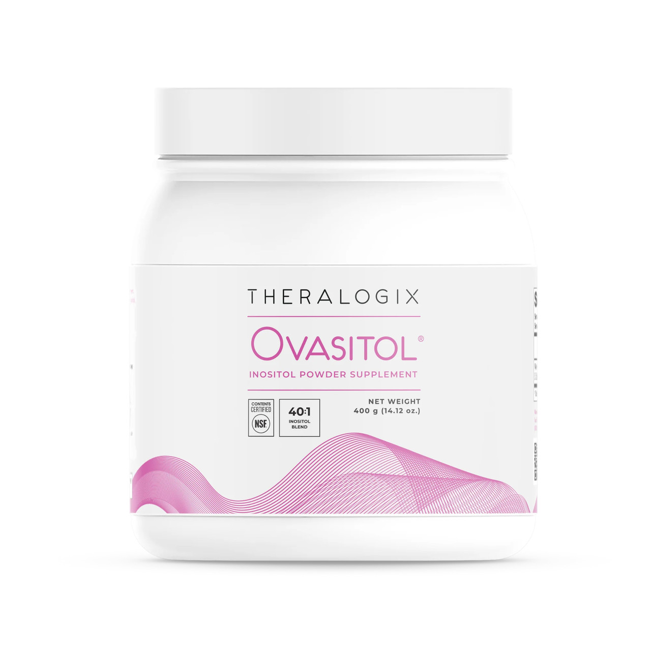Image of Theralogix Ovasitol Inositol Powder Supplement - 90 Day Supply - 400 Grams
