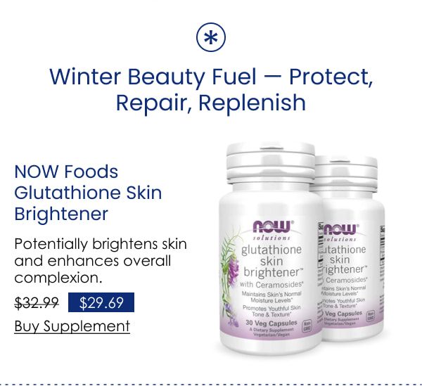 NOW Foods Glutathione Skin Brightener