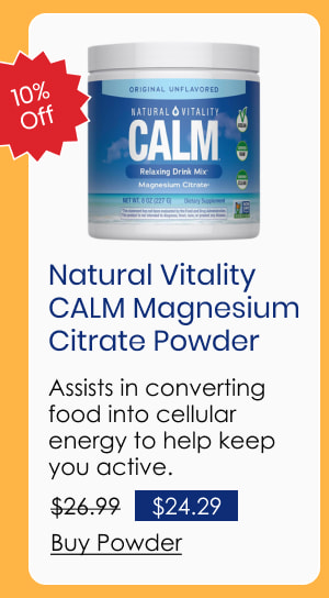 Natural Vitality CALM Magnesium Citrate Powder